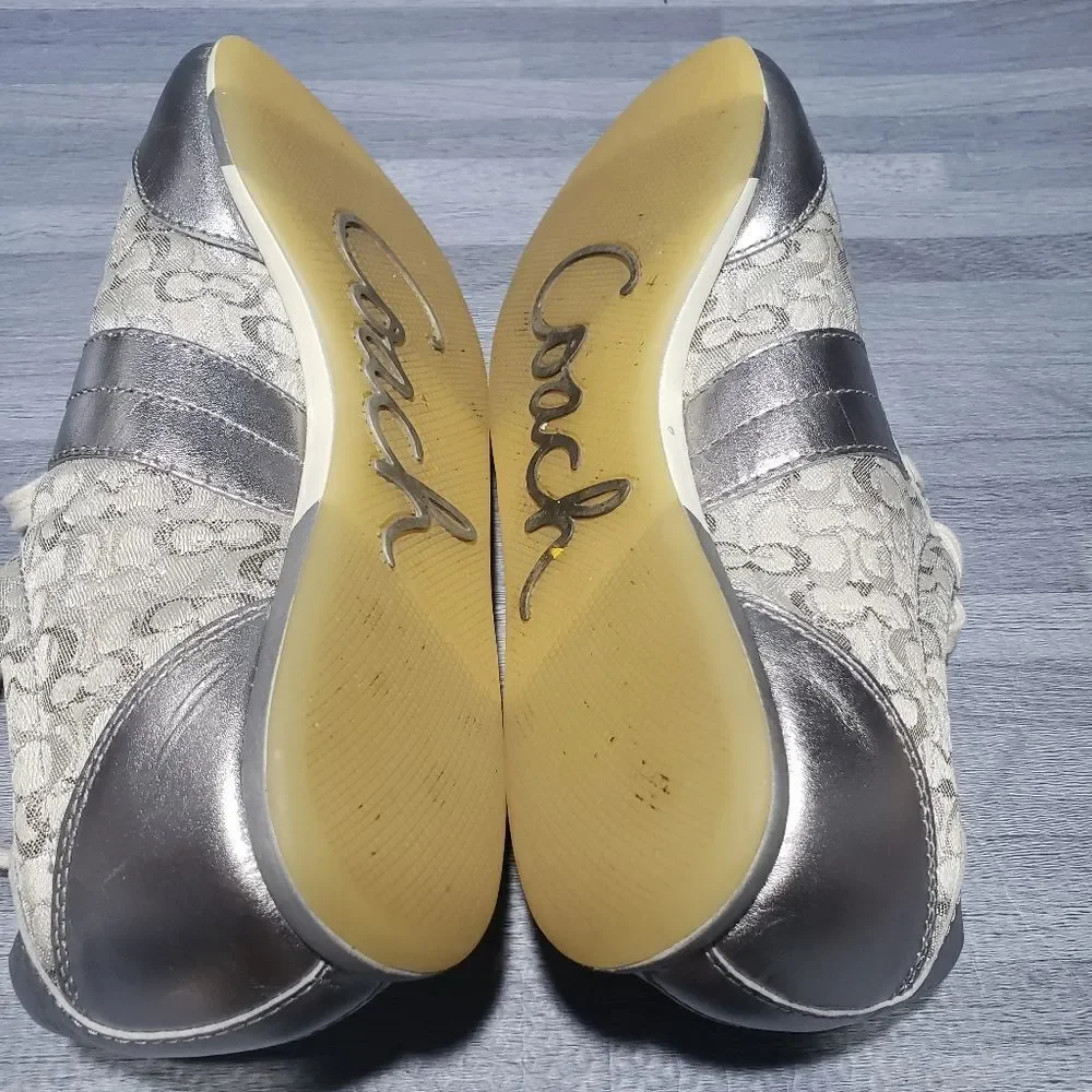 Coach Joss silver metallic women shoes - Picture 7 of 7